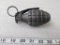 Inert demilled M228 pineapple hand grenade