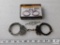 New Uzi stainless handcuffs with keys