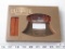 New Wood Handle Alaskan Ulu Knife with Copper Blade & Wood Holding Block