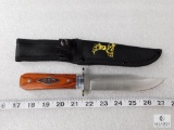 New fixed blade hunter knife with sheath