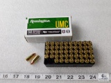 50 rounds of Remington 9mm ammo 115 grain FMJ