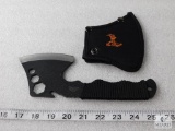 New tactical survival axe with carrying sheath