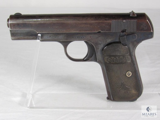 Colt 1903 Hammerless Pocket .32 Caliber Semi-Auto Pistol