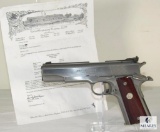 *RARE Colt Super Gold Cup National Match Special Edition .38 Super Stainless Steel Pistol w/ Colt