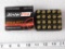 20 rounds Sinter Fire 9mm ammunition, 100 grain hollow point