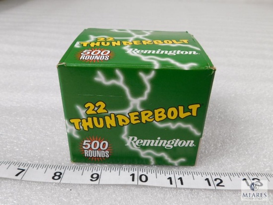 500 rounds Remington Thunderbolt .22 long rifle ammo, 40 grain bullet