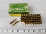 50 rounds Remington 22 Hornet ammo, 45 grain pointed soft point