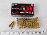 50 rounds Federal 357 magnum ammo, 158 grain jacketed soft point