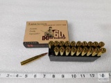 20 rounds Hornady Match 30-06 rifle ammo, 168 grain A-MAX bullet