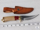 Marbles fixed blade hunting knife with leather sheath