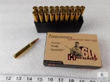 20 rounds Hornady Match 30-06 rifle ammo, 168 grain A-MAX bullet