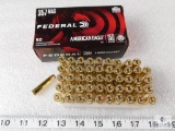 50 rounds Federal 357 magnum ammo, 158 grain jacketed soft point