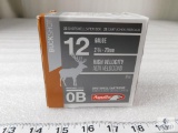 25 rounds Aguila .12 gauge Buckshot #0 Buck 2 3/4