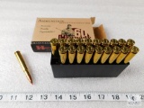 20 rounds Hornady Match 30-06 rifle ammo, 168 grain A-MAX bullet