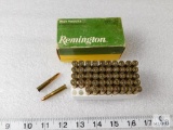 50 rounds Remington 22 Hornet ammo, 45 grain pointed soft point