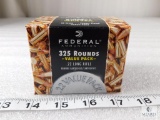 325 rounds Federal .22 long rifle ammo, 36 grain hollow point