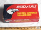 50 rounds American Eagle .25 ACP ammo, 50 grain bullet