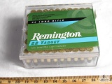 100 rounds Remington .22 long rifle target ammo, round nose