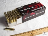 50 rounds Federal 357 magnum ammo, 158 grain jacketed soft point