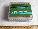 100 rounds Remington .22 long rifle target ammo, round nose