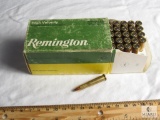 50 rounds Remington 22 Hornet ammo, 45 grain pointed soft point