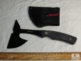 New tactical survival tomahawk with carrying sheath