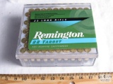 100 rounds Remington .22 long rifle target ammo, round nose