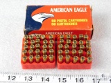 50 rounds American Eagle .25 ACP ammo, 50 grain bullet
