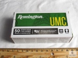 50 rounds Remington 9mm ammunition 115 grain FMJ