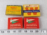 4 Boxes of Vintage Primers - approximately 200 count total