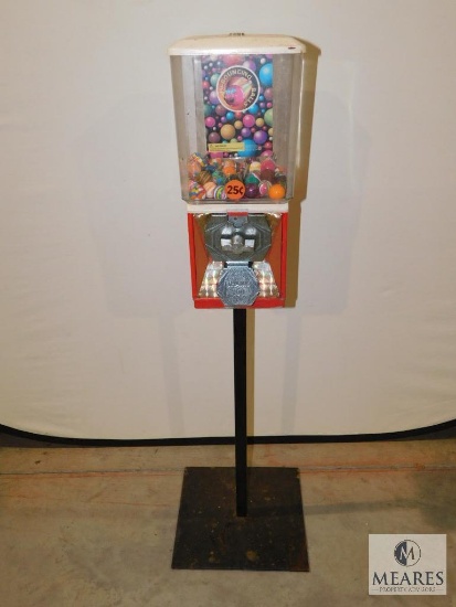 Vintage Vending Machine with Stand - includes some bouncing balls