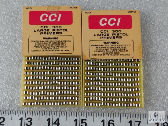 Lot of 200 CCI no 300 Large Pistol Primers