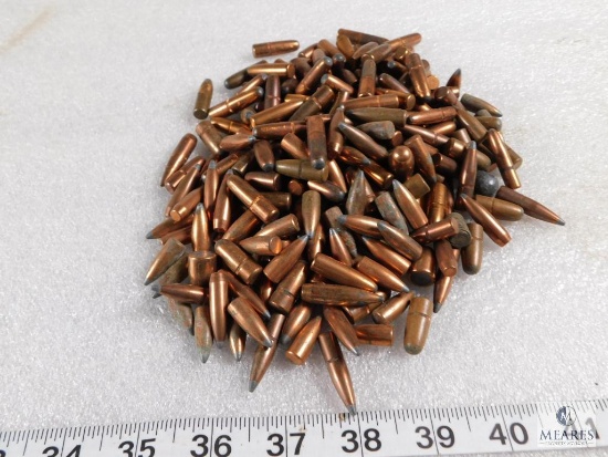 Lot approximately 250 assorted Bullets for Reloading (diameters unknown)
