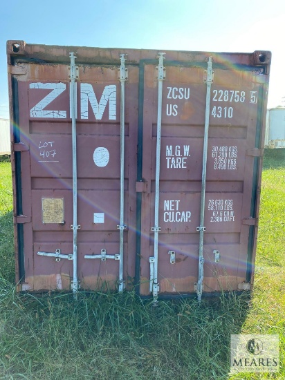 1995 40' Red Container (ZM)
