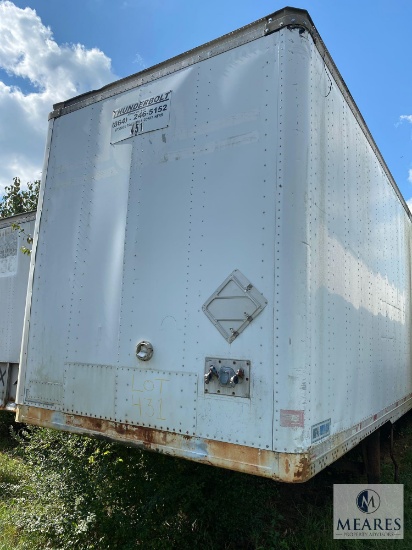 53' Monon Van Trailer for SCRAP (Unit 451)