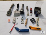 Assortment of Razor Blades, Cutters, and Scrapers
