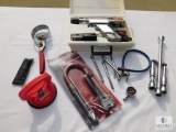 Penske Timing Light, Air Gauges, Tire Inflator Gauge, Folding Lug Nut Wrench, and Oil Filter Wrench