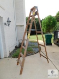 Wooden A-Frame 8' Ladder