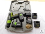 Kawasaki 19.2 Volt Battery Powered Drill with Charger, Case, and Battery