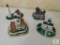 Lot of 4: Danbury Mint Decorative Lighthouses