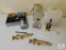 Lot of Trinkets, Ocean Decorations, Clay figures, Tissue Holder and more