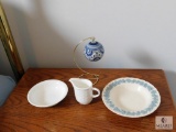 Lot of Decorative Ornaments and Wedgewood Dishes