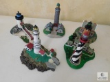 Lot of 5: Danbury Mint Decorative Lighthouses