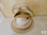 Lot of Ladies Beach Style Sun Hats