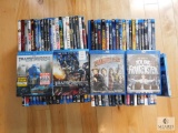 Large Lot of Assorted Blu-Ray DVD Movies