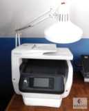 Hewlett Packard Office Jet Pro 8740 Printer, Fax, Scan and Copy & Clamp-on Desk Lamp