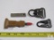 Lot Southwire PDTC-1 Grip Punch, Two Clips, and Pocket Knife