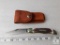 Old Timer Schrade USA 1250T Folder Knife Delrin Handle Nickel Bolsters Brass Liner