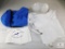 Lot Ladies Fencing Full Chest Protector Sz. 12B and White Cover Sz Medium with Storage bag