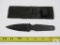 L.S. Lansky Sharpeners: Black Plastic Knife with Nylon Sheath